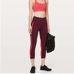 Lululemon zip the line Leggings